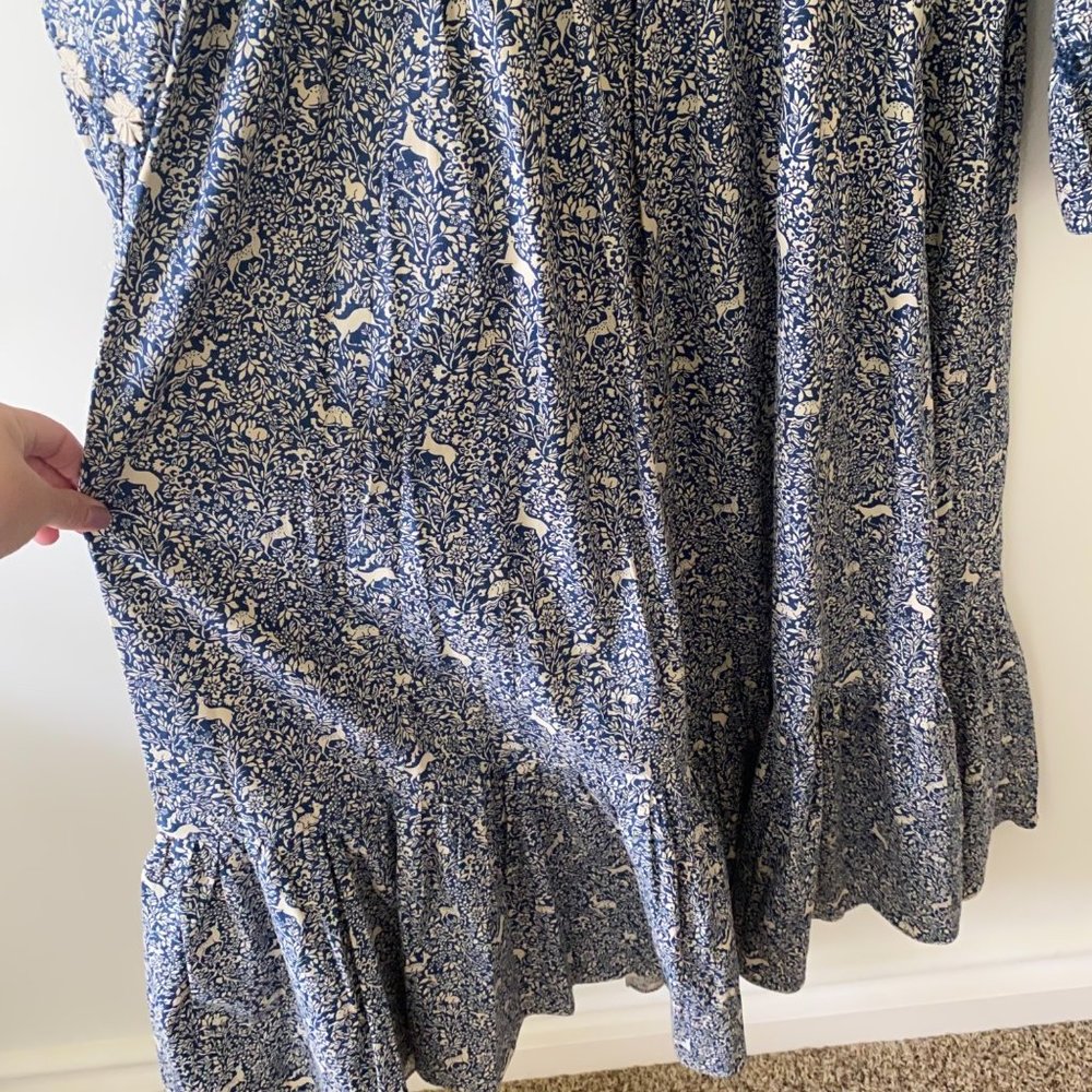 *RARE* Doen Nova Dress Navy Prancing Fawn Deer - Picture 10 of 11